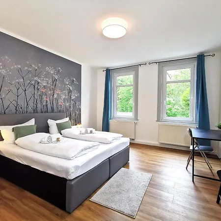 Bohnapartments - Stadtblick Zechenhaus - Balkon - Gratis Parkplatz - Wlan - Sehr Ruhig - Barrierearm Ilmenau Exterior foto